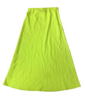 F21 Neon Green Slip Skirt