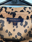 Cheetah Patterned Blouse Skies are Blue.