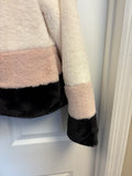 Color block Faux Fur Jacket