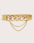 Gold Chain Link Statememt Belt