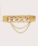 Gold Chain Link Statememt Belt