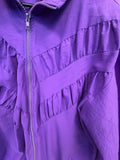 Vintage Purple Windbreaker Jacket