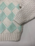 Vintage Argyl Thick Knit Sweater