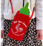 Siracha Hot Sauce Crossbody Bag