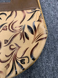 Vintage Multicolored Leather Clutch