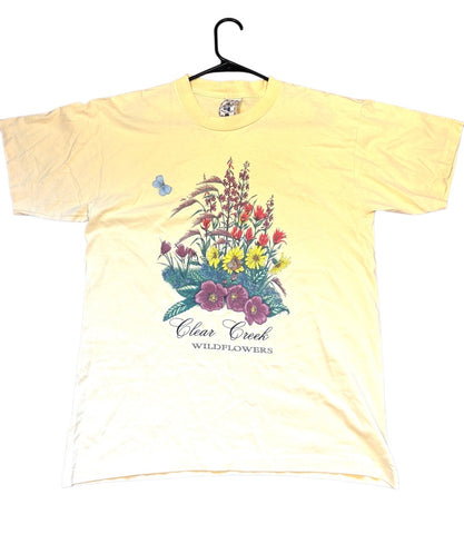 Vintage Wildflower Graphic T-shirt