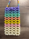 Handmade beaded crossbody bag