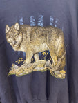 Vintage Wolf Graphic Sweatshirt