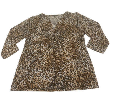Cheetah Patterned Blouse