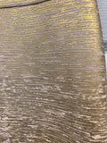 Metallic Gold Painted Pencil Skirt