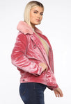 Mauve Bomber Jacket