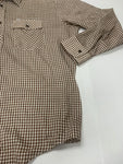 Vintage Bread Gingham Button Down Top