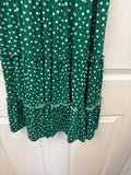 Green Polka Dot Patterned Dress