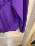 Vintage Purple Windbreaker Jacket