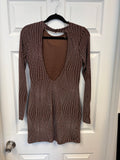 Trixxi Brown Bling Dress
