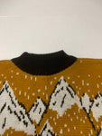 Vintage Winter Scene Graphic Sweater