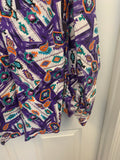 Vintage Wrangler Aztec Patterned Button Down Top