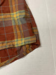 Vintage Plaid Patterned Shorts