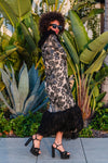 Penny Deluxe Charnelle Sequin Faux Fur Coat