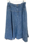 Vintage A-Line Denim Skirt