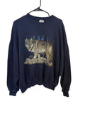 Vintage Wolf Graphic Sweatshirt