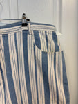 Vintage Striped Denim Shorts