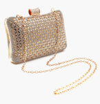 Bling Gold Convertible Clutch Bag