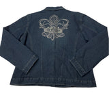 Vintage Bling Graphic Denim Jacket