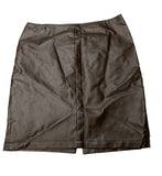 Vegan Leather Skirt