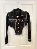 Rhinestone Embellished Blouse