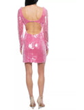 Sequin Embellished Cocktail Dress