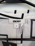 Letterman Graphic Button Down Top