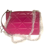Fuschia Vegan Leather Handbag