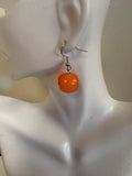 Orange Statement Earrings