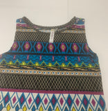 Multicolored Sleeveless Dress