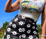 Daisy Patterned Chino Shorts