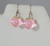 Pink Fruit Statement Earrings