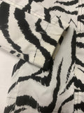 Vintage Zebra Patterned Button Down Jacket