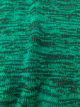 Vintage Metallic Knit Green Blk Sweater