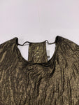 NWT Juicy Couture Metallic Blouse