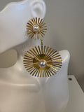 Gold Statement Earrings