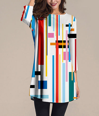 Nanu Abstract Patterned Dress