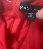 Max & Ash Red Jumpsuit