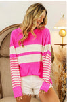 Striped Patterned Blouse by BiBi