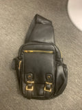Vegan Leather Sling Backpack