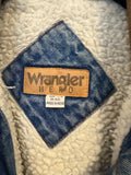 Vintage Wrangler Denim Fleece Lined Jacket