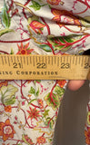 Vintage Floral Patterned Tommy Hilfiger Button Down Top