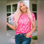 Cheetah Patterned T-Shirt