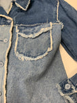 Patchwork Denim Shacket