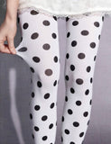 Polka Dot Patterned Tights